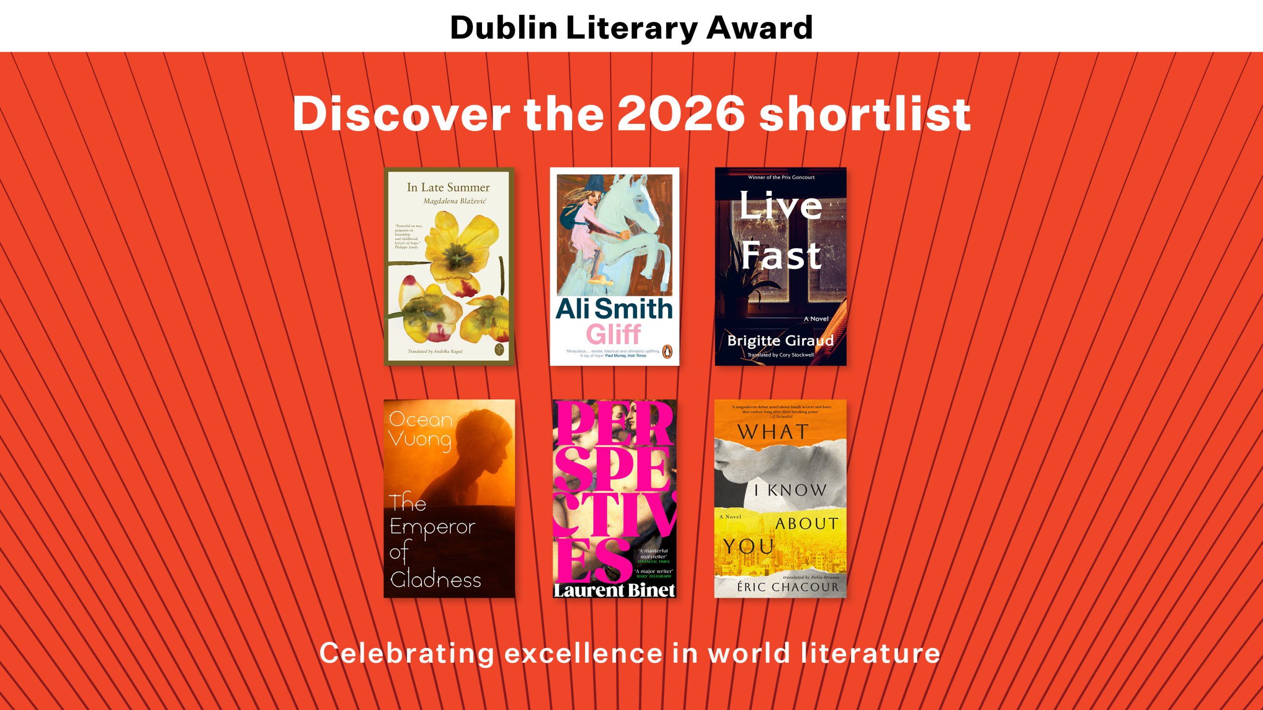 Translations Dominate 2026 Dublin Literary Award Shortlist Translations Dominate 2026 Dublin Literary Award Shortlist